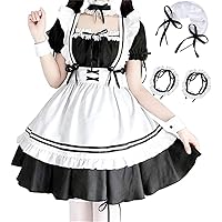 Amazon.co.jp: zqfcos 高級 本格志向 メイド 服 ゴスロリ 萌え